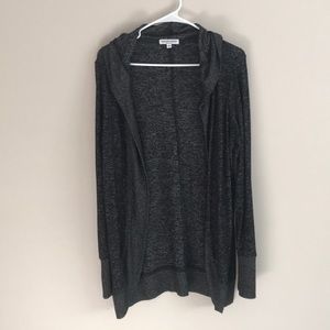 NWOT-Charcoal Sweater Hoodie Cardigan